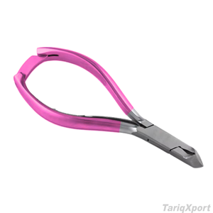 Best Price Durable Stainless Steel Half Gold Cuticle Nail Nipper Wide Jaw Opening Straight High-Grade Professional Manicure - Product Image 6