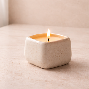 Recipiente de Cerámica para Velas con Forma Fluida, Diseño de Múltiples Mechas, Resistente al Calor, Acabado Brillante, Decoración de Lujo Reutilizable - Product Image 3