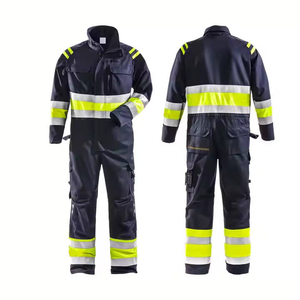 High Quality Outdoor Work Wear Uniforms Work Clothes <b>Overalls</b> Workwear Hi Vis Reflective Tape Coverall for Men Women - Product Image 6