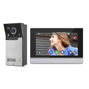 <span class=keywords><strong>Kit</strong></span> de <span class=keywords><strong>Videoportero</strong></span> PoE Impermeable con WiFi Tuya, Monitor Táctil IPS de 7 Pulgadas, Intercomunicador de 2MP para Apartamento - Product Image 1