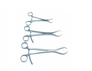 คีมจับกระดูกดิงแมนแบบกำหนดเองได้ ด้ามโค้ง ผลิตจากเหล็กกล้าไร้สนิมสำหรับผ่าตัด เครื่องมือศัลยกรรมกระดูก - Product Image 4