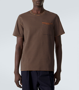Custom <b>Mens</b> <b>Striped</b> Pocket <b>T</b> <b>Shirt</b> Premium Cotton Crew Neck Casual Streetwear Tee OEM ODM Wholesale Manufacturer - Product Image 4