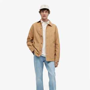 OEM Oversized Denim Jacket for Men Zipper Breathable Relaxed Fit Streetwear Style Casual Wear Denim Jackets - Product Image 5