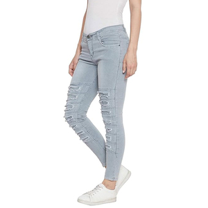 2026 Latest Design Your Own Lightweight <b>Jeans</b> Pant for Women Hot Sale Slim Fit Denim Made Women <b>Jeans</b> Pant OEM Serviced - Product Image 3