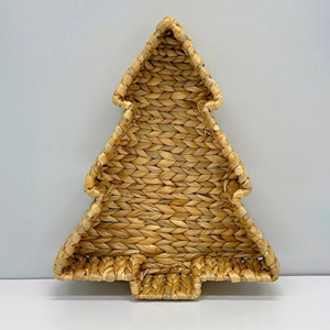 Christmas themed <b>container</b> trays <b>water</b> hyacinth storage tray for table decoration & organizer - Product Image 6