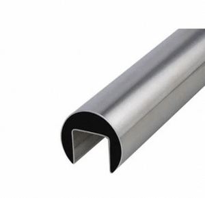 Tube rond en acier inoxydable SS à fente / en U de 42 mm pour double vitrage - Product Image 3