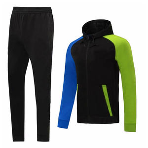 Conjunto Deportivo Informal con Capucha para Hombre, Invierno, Color Sólido, Duradero, Transpirable, 100% Algodón, Felpa, Logotipo Personalizado, Ropa Deportiva, Fútbol - Product Image 6