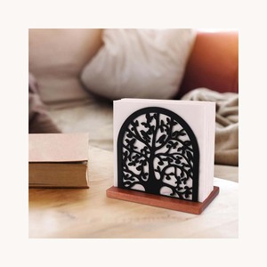 Luxury Metal Napkin Holder Stylish Customized New Arrival Modern Decorative <b>Tissue</b> Stand Wholesale Supplier - Product Image 4