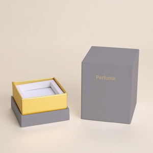 Boîte de parfum de luxe personnalisée avec doublure en éponge, emballage en carton rigide, pelliculage mat, impression de logo personnalisée, base et couvercle. - Product Image 4