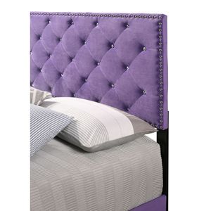 Letto Matrimoniale Transizionale Viola con Supporto Imbottito, Prodotto Comodo e Confortevole - Product Image 4