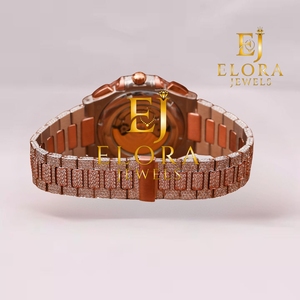 Montre en diamant moissanite pour homme la plus vendue pour les acheteurs internationaux, les distributeurs de bijoux et les entreprises d'accessoires de mode - Product Image 4