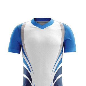Uniformes de Fútbol de Poliéster para Hombre, Conjunto de Camiseta de Manga Corta con Cuello en V, Transpirable, de Secado Rápido, Personalizable con Nombre de Equipo, para Entrenamiento de Club - Product Image 5