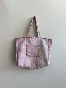 Luxury Kantha Tote Bag Women <b>Large</b> Capacity Shoulder Handbag Soft Quilted Fashion <b>Purse</b> Eco Friendly Summer Custom - Product Image 5