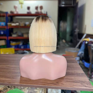 Wholesale Vietnamese Virgin Human Hair Glueless Lace Front <b>Wigs</b> HD Lace for Lace <b>Short</b> for Bob <b>Wig</b> Customize - Product Image 2