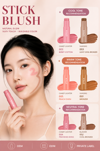 Stick correcteur matifiant waterproof, couvrance totale, crème baume, maquillage végétalien, OEM ODM, marque privée - Product Image 3