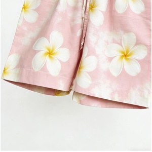 Shorts imprimés pour femmes à prix de gros RTS, taille mi-haute avec cordon de serrage, coupe décontractée ample, tricotés et respirants, pour la natation AI-BS-102 - Product Image 3