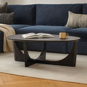 Sasha Coffe Table Made Of <b>Solid</b> Teak <b>Wood</b> High Quality With Black Finishing For Indoor Use - Product Image 6