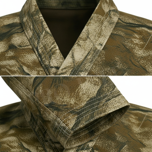 Kimono de Jiu Jitsu Brasileño (BJJ) de Alta Calidad con Estampado de Camuflaje en Toda la Superficie, Uniforme de Algodón para Entrenamiento de Artes Marciales - Product Image 4
