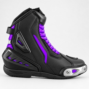 Bottes courtes de moto avancées, construction ergonomique, soutien renforcé de la cheville et semelle durable pour le tourisme - Product Image 3