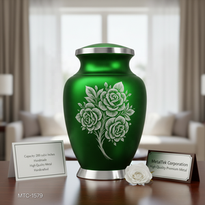 Urnas de Cremación de Aluminio Hechas a Mano para Cenizas, Duraderas, Elegantes y Seguras, con Tapa, Recipientes Decorativos Funerarios para Adultos, para Guardar Recuerdos - Product Image 3