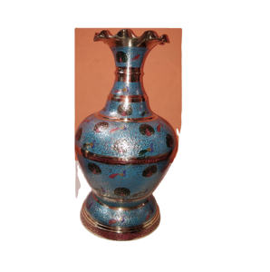 Florero indio hecho a mano para el hogar y la boda, florero de Metal decorativo de alta calidad - Product Image 1