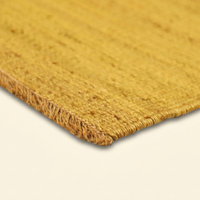 Saffron Yellow Wool Solid Hand Tufted Modern Eco-Friendly Non-Slip Handmade Textured Area Rug Thick Pile Living Room Hotel