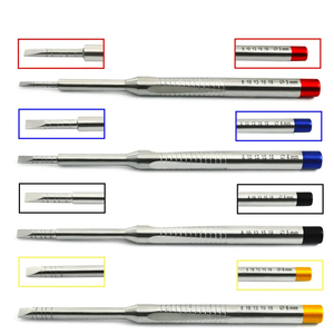 Instruments Bone Bridge : Kit de 4 écarteurs et ciseaux à os en acier inoxydable, réutilisables, pour chirurgie implantaire dentaire manuelle - Product Image 1