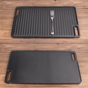 46CM Without Coating Grill BBQ <b>Pan</b> <b>Cast</b> Aluminum Griddle in Wholesale Prices - Product Image 6
