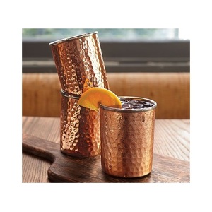 Authentic <b>Copper</b> Water Glass Handmade Tumbler Traditional Ayurvedic Wellness Drinkware Elegant Dining Kitchen Metal <b>Cup</b> - Product Image 3
