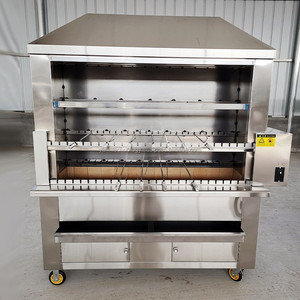 1.5m Taille Chinois Canard Poulet Agneau Jambe Porc Crevettes Viande Rôti Four Broche Rôtissoire Agneau Grill Machine Brésilien BBQ Grill - Product Image 3