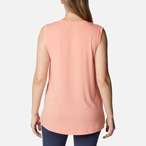 Servicio OEM, Venta al Por Mayor, Logotipo Personalizado, Camisetas sin Mangas de Alta Calidad para Mujer, Poliéster/Algodón, Blanco Liso, Tejido Antiencogimiento - Product Image 6