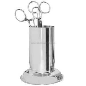 Qualité supérieure WARSAW MEDICAL Pot à instruments en acier inoxydable certifié ISO et CE pour instruments creux |   porte-aiguille - Product Image 3