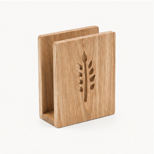 Support de serviettes en bois massif artisanal, décoration de table rustique, distributeur de papier absorbant pour restaurants et hôtels, en vente en gros - Product Image 4
