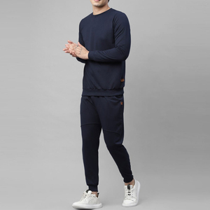 Ensemble de survêtement homme personnalisé avec logo imprimé, effet délavé, style streetwear Passion, idéal pour l'hiver, article tendance, prix de gros - Product Image 3