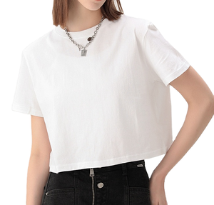 T-shirt en coton personnalisé pour homme, manches courtes, col rond, coupe classique, jersey respirant, logo imprimé sur le devant, style décontracté - Product Image 2