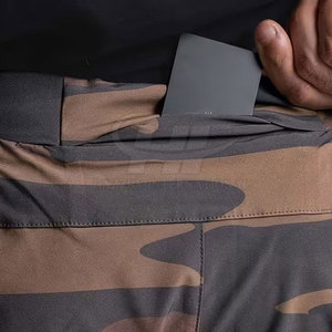 New Style Elastic Waist Mid Casual Gym Shorts Quick Dry Made in Polyester Spandex Top Selling - Product Image 4