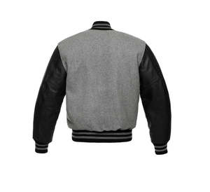 Chaqueta de Béisbol de Manga Larga para Hombre, con Cuello Alto y Doble Botonadura, Personalizada con Impresión de Alta Calidad, en Tela Satinada, Estilo Universitario - Product Image 3