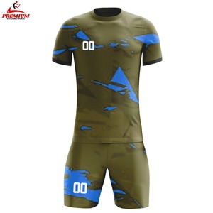 Maillot de football OEM à séchage rapide, uniformes de football pour adultes, impression numérique personnalisée, vêtements de sport pour hommes, 100% polyester, short personnalisable - Product Image 3