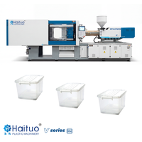 Machine de moulage par injection horizontale automatique à commande PLC pour boîtes de rangement en thermoplastique, directement de l'usine
