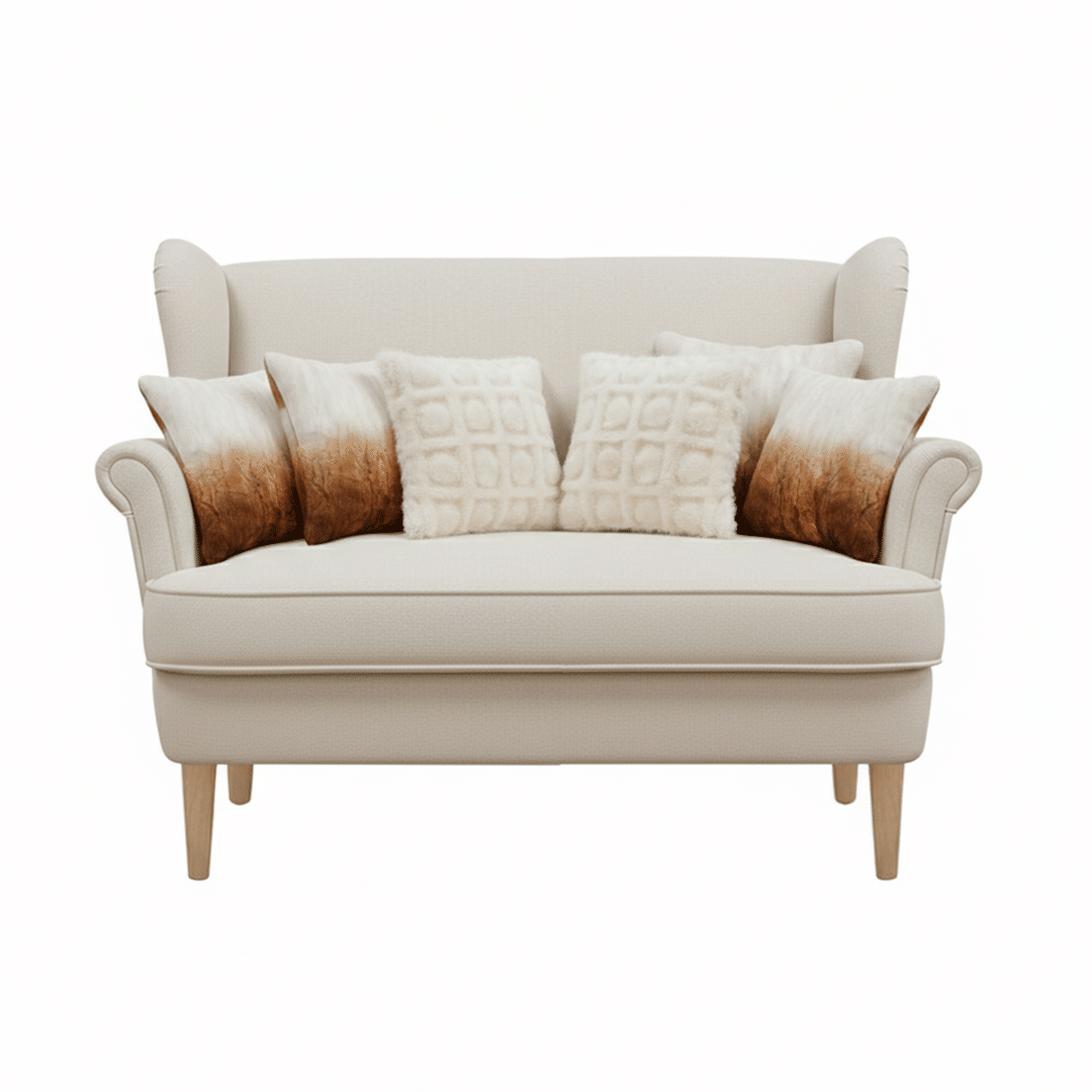 burnt orange and white Color