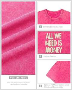 Camiseta Minimalista para Hombre, Lisa, de Algodón, Tela Premium, Impresión Personalizada, Fabricante al por Mayor 2026 - Product Image 5