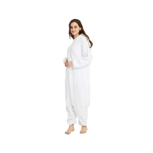 Combinaison de nuit pour femme en polaire imprimée de qualité supérieure, grande taille, à capuche, respirante, de haute qualité - Product Image 3