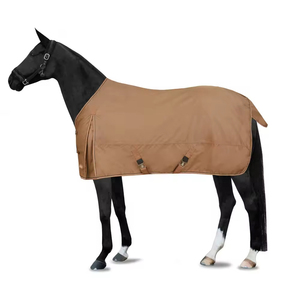 Durable Horse Rug <b>Waterproof</b> Winter Turnout <b>Blanket</b> Breathable Horse Cover Adjustable Straps Outdoor Stable Protection - Product Image 1