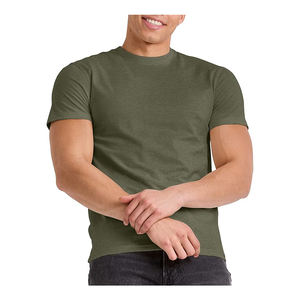 Camisetas Lisas de Manga Corta de Algodón Orgánico de Alta Calidad al por Mayor, Camisetas Promocionales Baratas para Hombre, 100% Algodón - Product Image 3