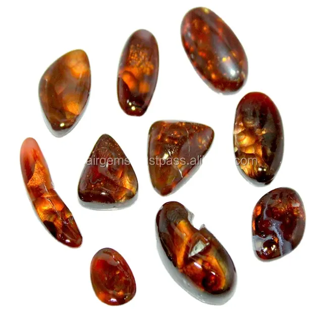 Natural Fire agate Gemstone Fancy Shape Top Quality