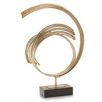 Sculpture d'art moderne abstraite de luxe en laiton et aluminium, figurine en métal, écologique, faite à la main, personnalisable, pour mariage, maison, hôtel