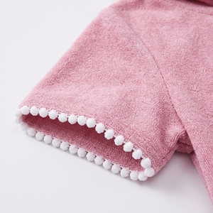 Nuevo Vestido de Baño con Capucha para Niñas, 100% Poliéster, Bonito, Sin Mangas, con Cierre Frontal, Dobladillo con Volantes, Secado Rápido, Mini Vestido de Playa o Piscina, Etiqueta Personalizada - Product Image 5