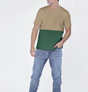 T-shirt de sport pour homme de qualité supérieure, entraînement en salle de sport, fitness, OEM personnalisé, 100% coton, séchage rapide, respirant, col rond, manches courtes - Product Image 2