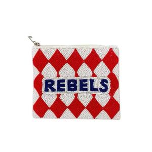 REBELS Mini Bolsos Coloridos con Cuentas, Monedero Bordado a Mano con Diseño de Árbol Navideño, con Cierre, Portátil, Ecológico, para la Vida Diaria - Product Image 1