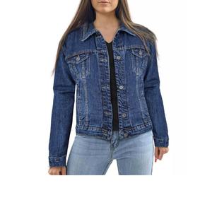 Chaqueta Vaquera de Mujer con Mangas Abullonadas, Estilo Casual, Otoño-Invierno 2026, Proveedor de Pakistán - Product Image 2